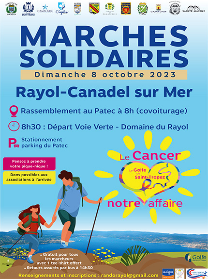 Affiche Marches solidaire 8 octobre 2023