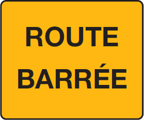 RD 27 - ROUTE BARRÉE POUR TRAVAUX