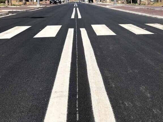 Campagne de traage au sol : passages pitons, STOP et parkings