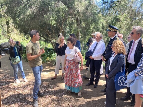 Le Jardin du Rayol à l’honneur lors de la visite de Mme la Ministre