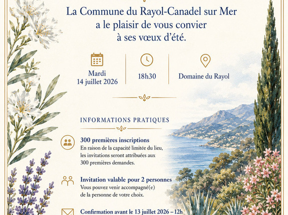 Invitation Voeux d'été - 14 juillet 2026