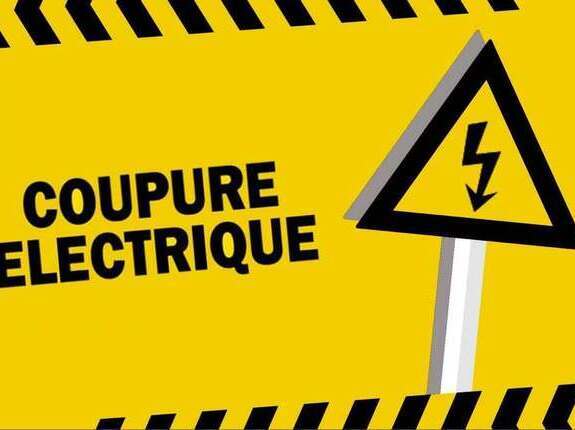Coupure de courant pour travaux