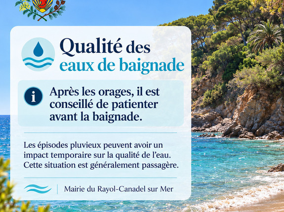 QUALITÉ DES EAUX DE BAIGNADE | Information